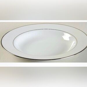 Gorham Hallmark platinum rimmed soup bowl 172170.